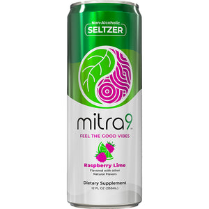 Mitra9 Kratom Raspberry Lime Seltzer
