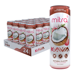 Mitra9 Kava Coconut Lychee Seltzer