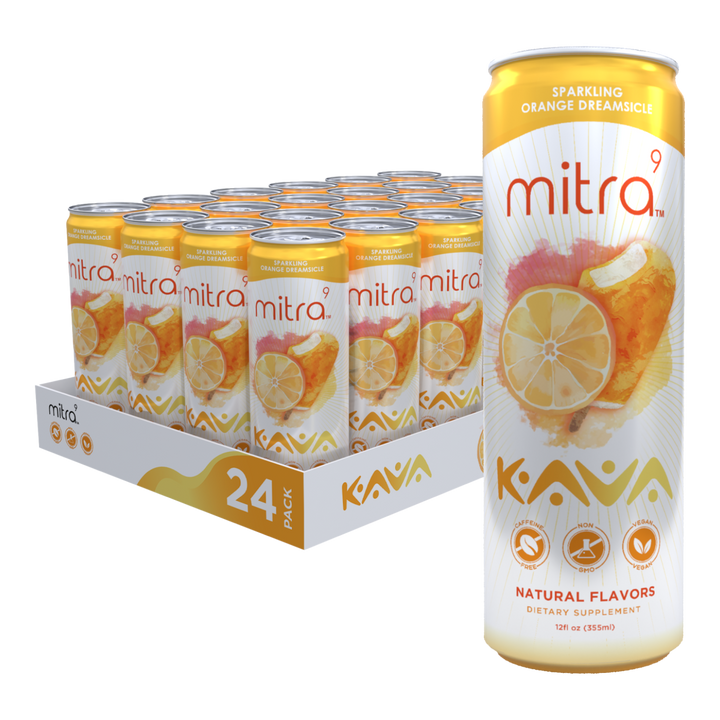 Mitra9 Kava Orange Dreamsicle Seltzer