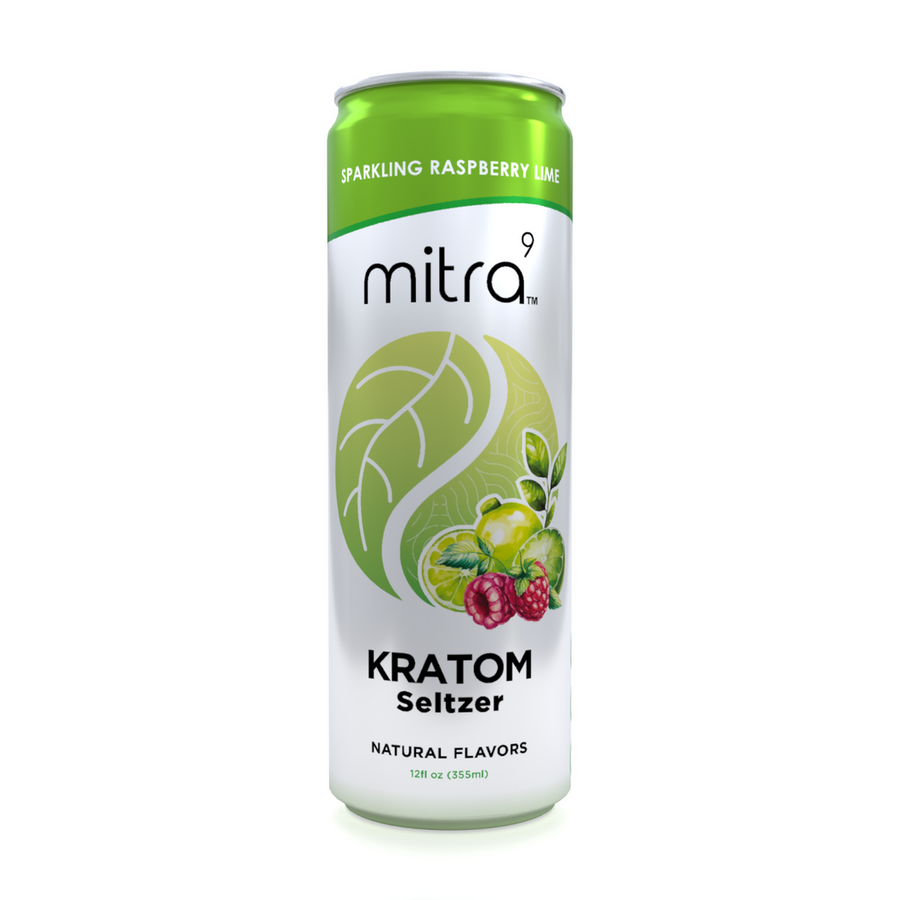 Mitra9 Kratom Raspberry Lime Seltzer