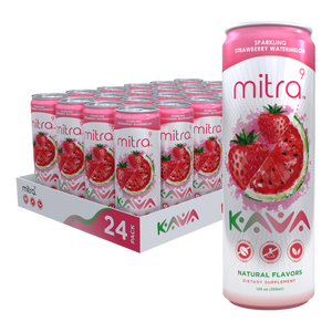 Mitra9 Kava Strawberry Watermelon Seltzer