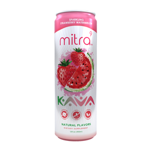 Mitra9 Kava Strawberry Watermelon Seltzer