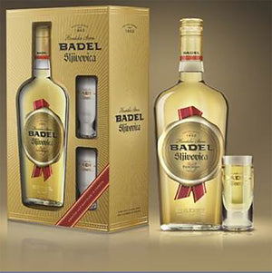 Badel Stara Sljivovica Old Plum Brandy (Gift Pack)